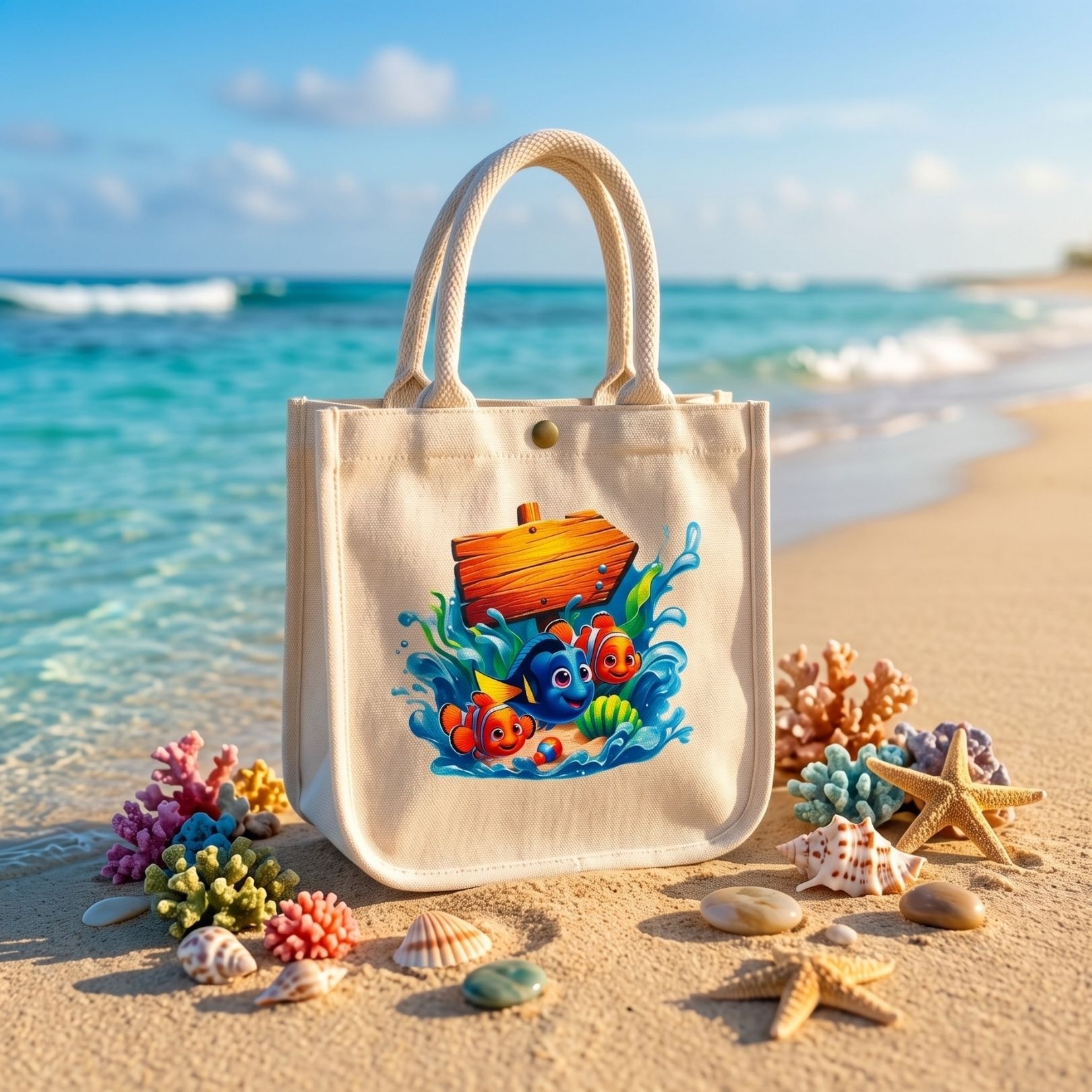 Fishy Fun Kids Bag | 300 GSM View 5