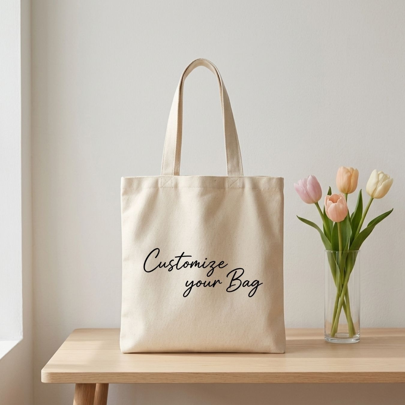 14x16 Inches | Signature Cotton Tote Bag View 5