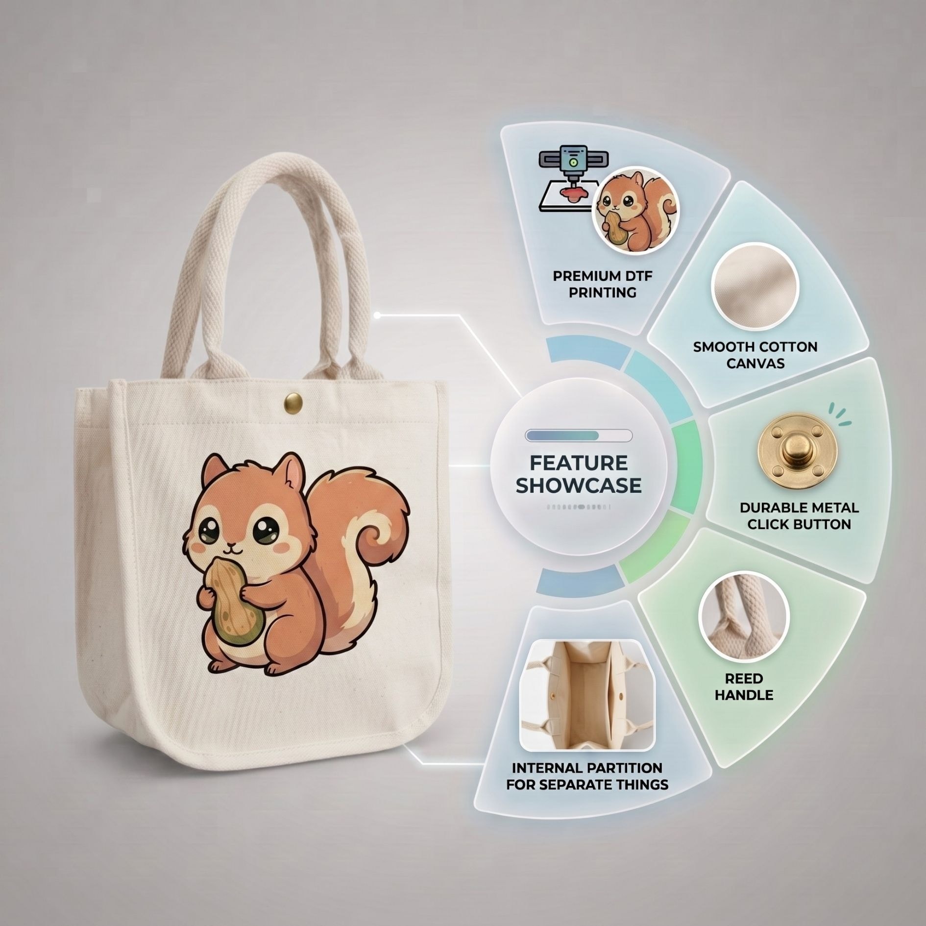 The Nutty Buddy Kids Bag | 300 GSM View 3