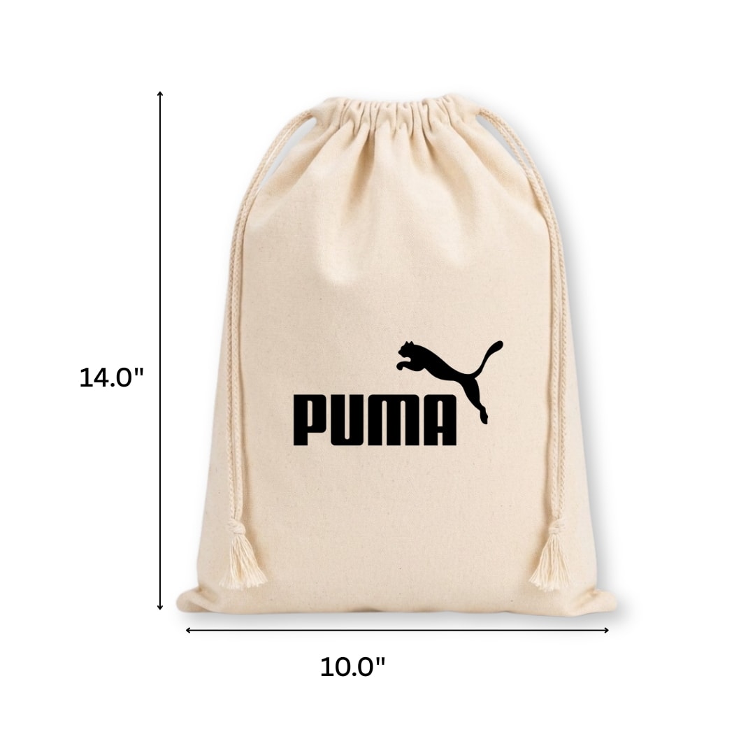 10x14 Inches Cotton Drawstring Bag | 150 GSM View 1