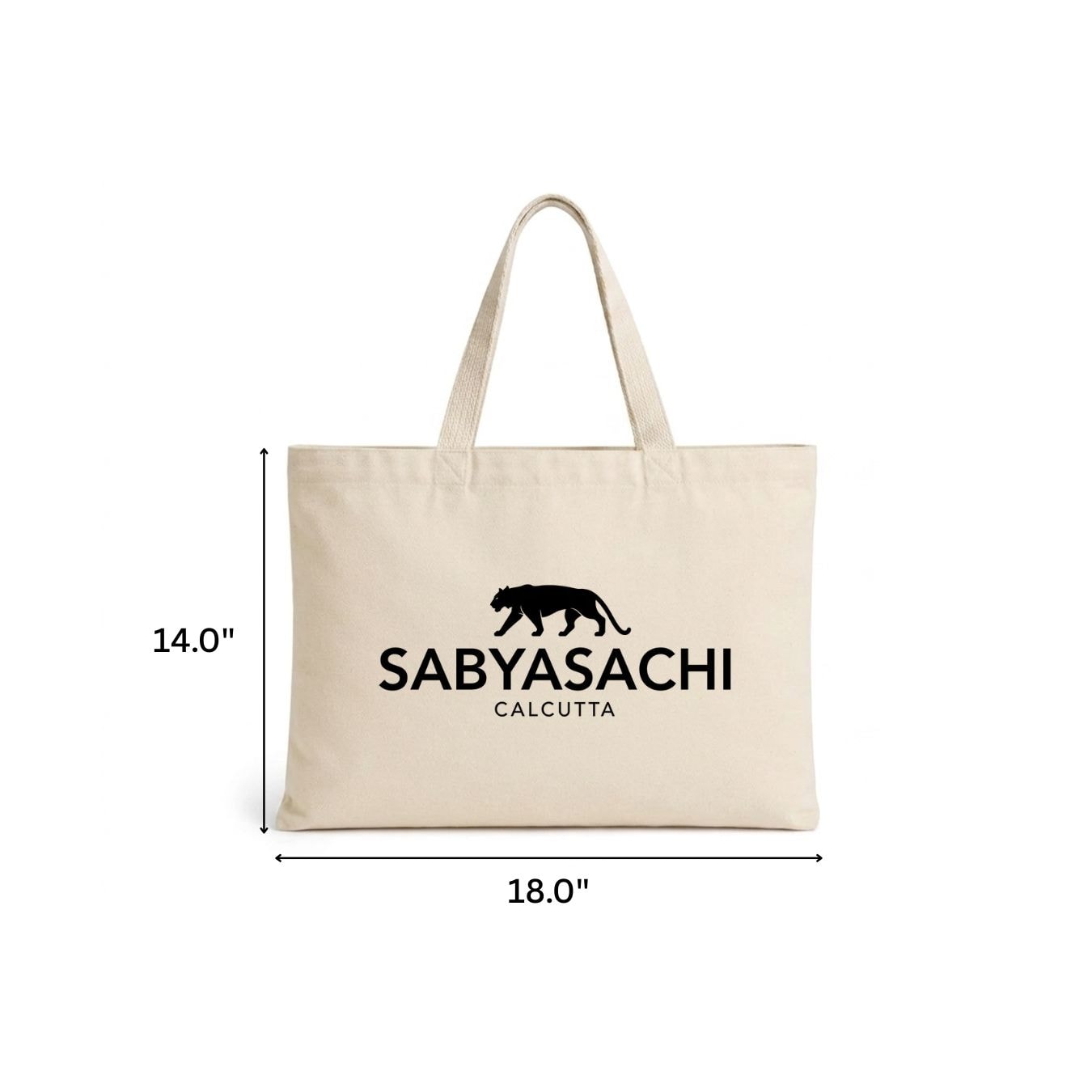 18x14 Inches | Grand Wide Cotton Tote Bag View 1
