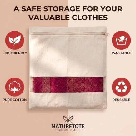 12x14 | Cotton Saree Cover | 150 GSM View 3