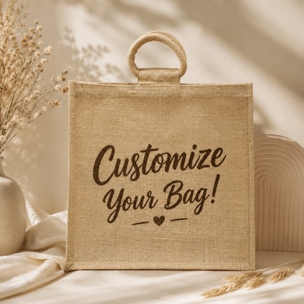 Square Jute Bags | 350 GSM View 5
