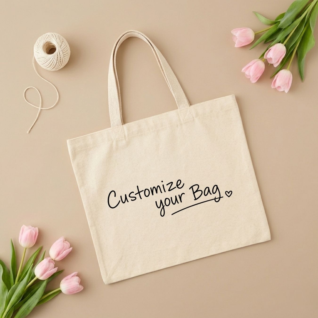 18x14 Inches | Grand Wide Cotton Tote Bag View 5