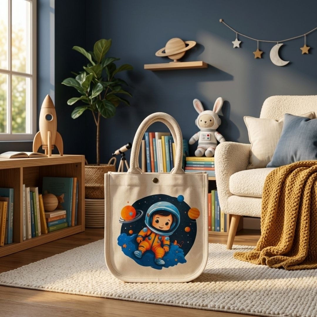 Little Astro Buddy Kids Bag | 300 GSM View 5