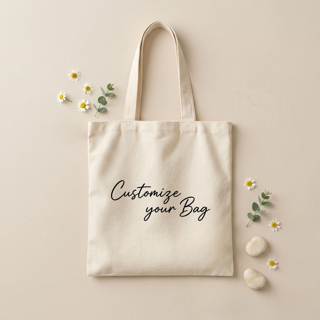 12x14 Inches | Classic Cotton Tote Bag View 5