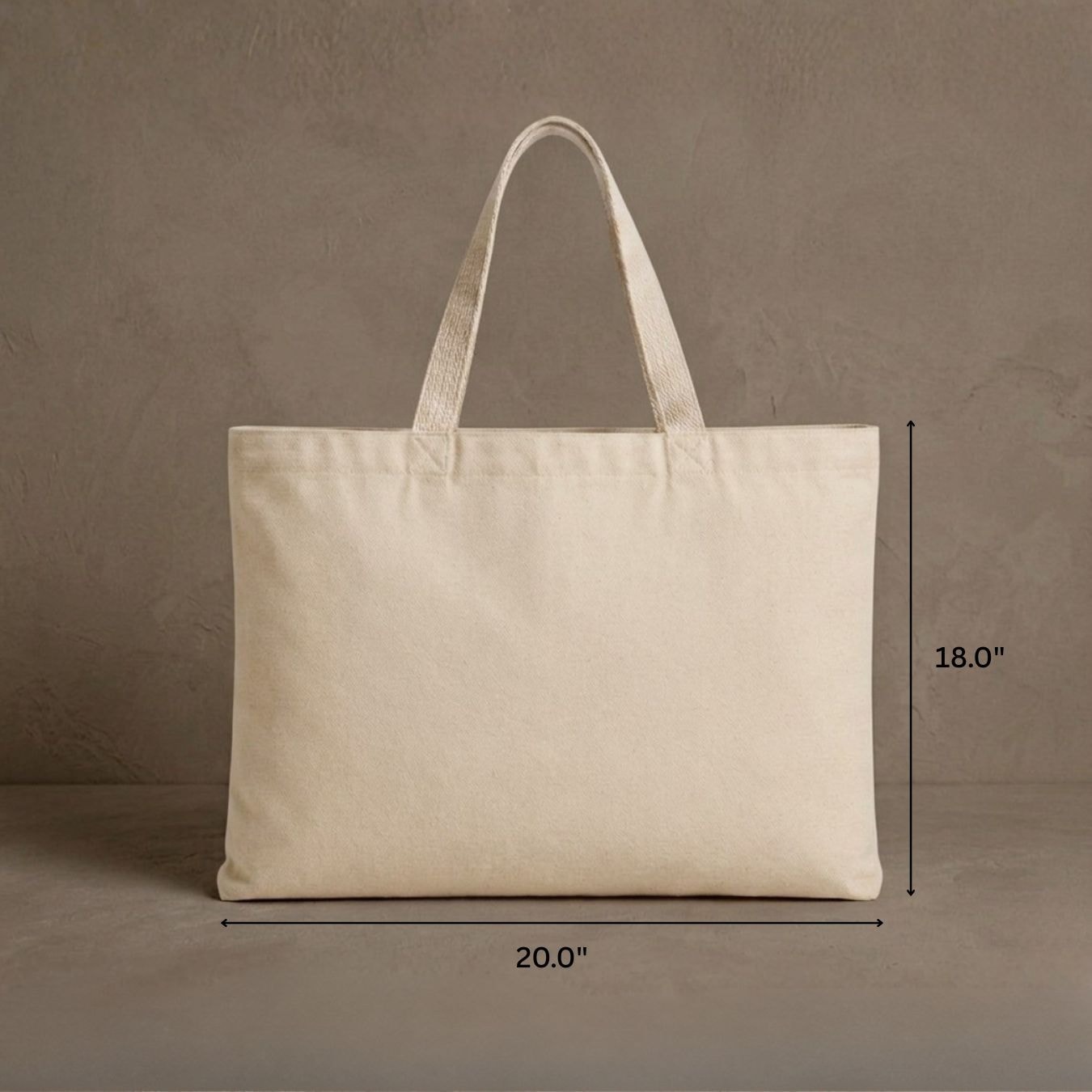 20x18 Inches | Heritage Cotton Tote Bag View 2