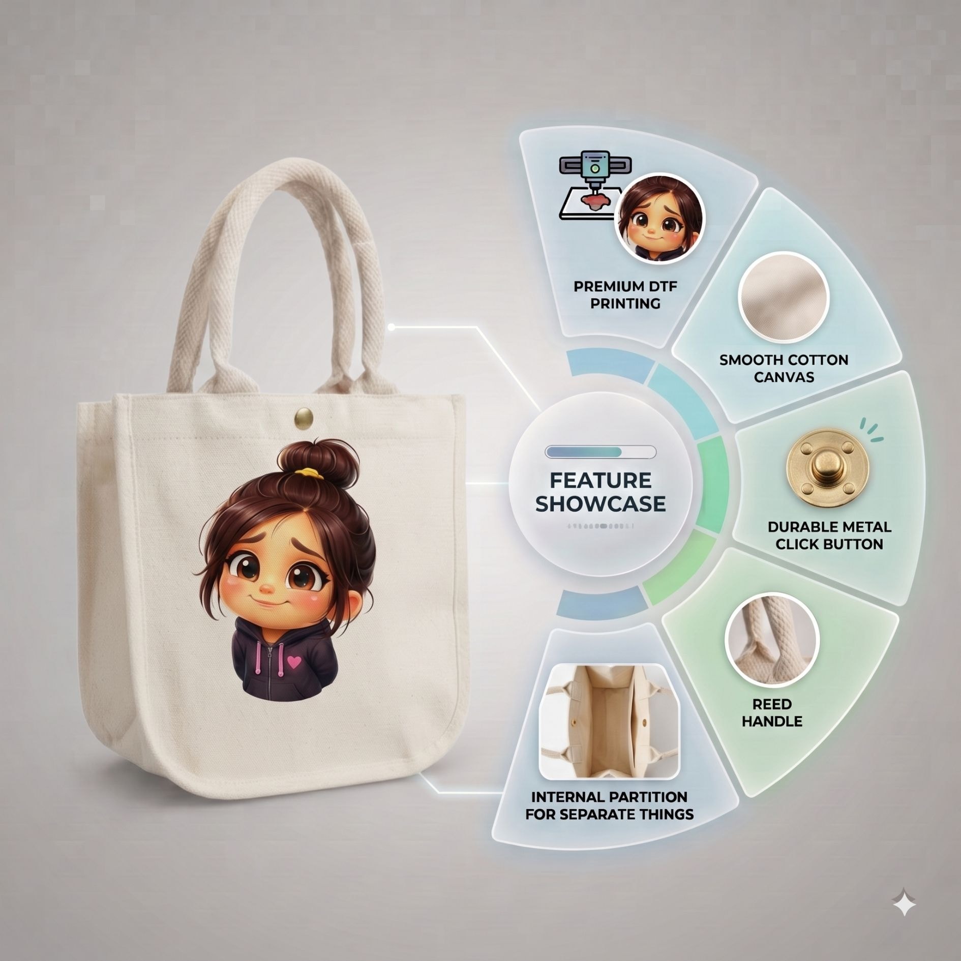 Cutie Pie Kids Bag | 300 GSM View 3