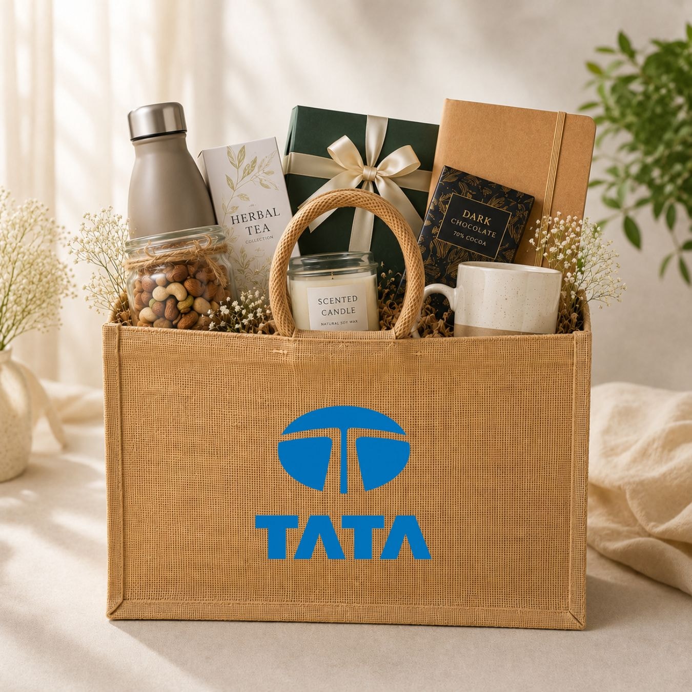 Clear View Jute Hamper Bag | 350 GSM View 8