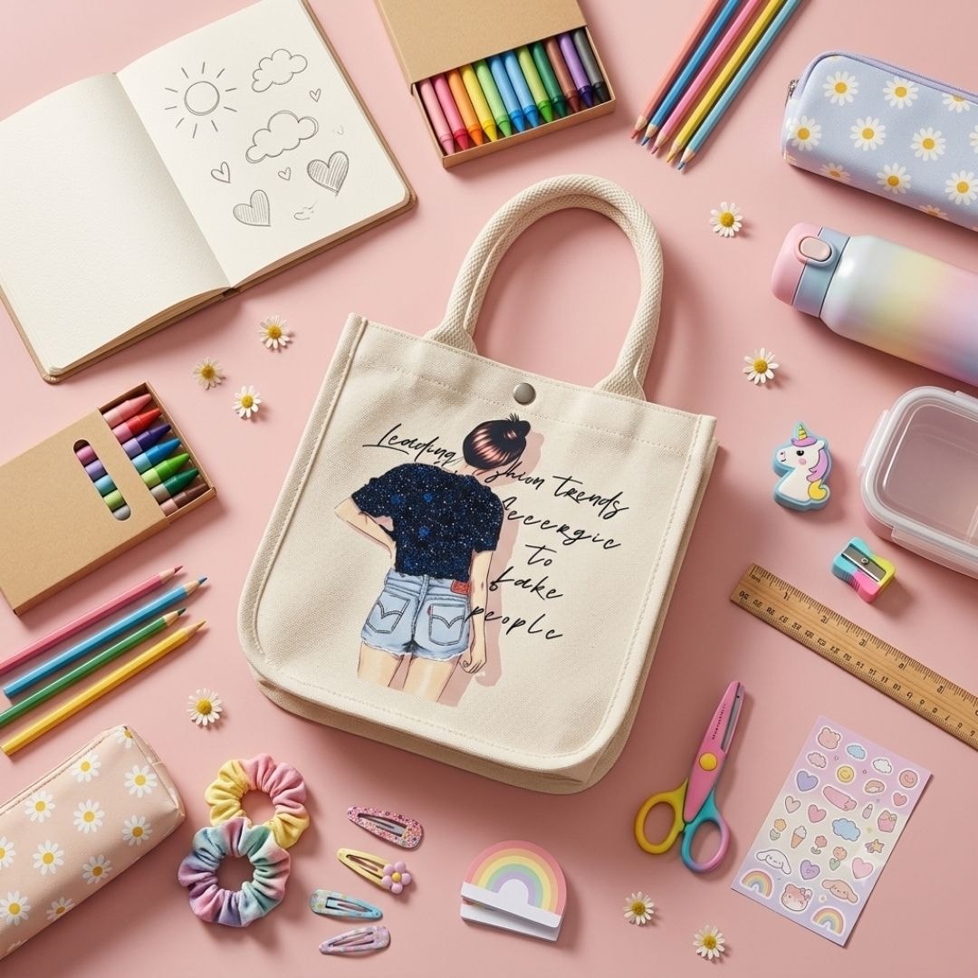 Sparkle Queen Kids Bag | 300 GSM View 7