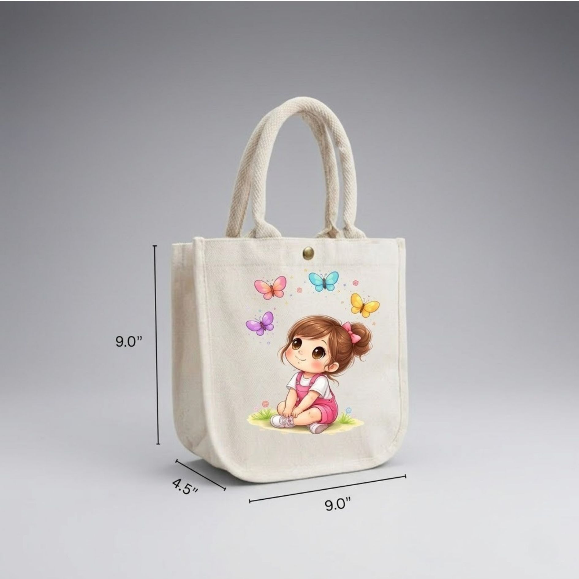 Butterfly Dreamer Kids Bag | 300 GSM View 1