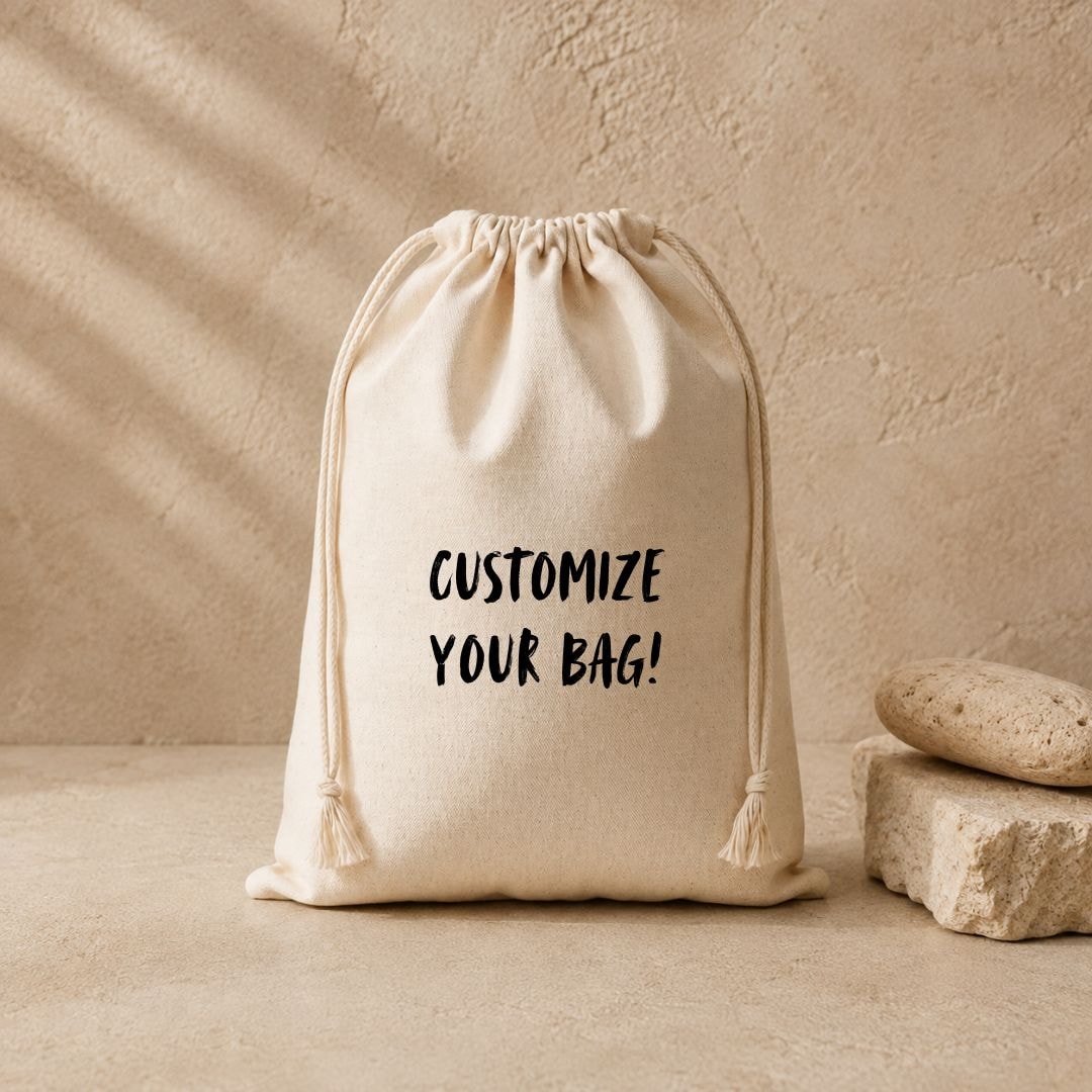 10x12 Inches Cotton Drawstring Bag | 150 GSM View 5
