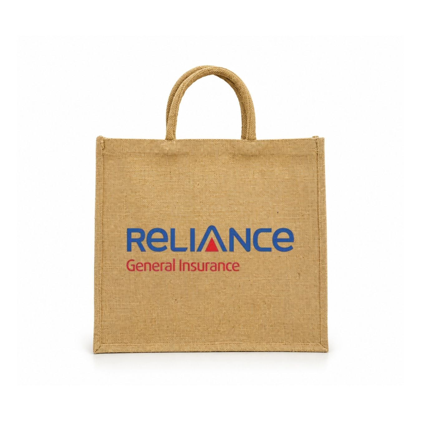 Plain Jute Bags With Zipper Closure | 350 GSM View 1