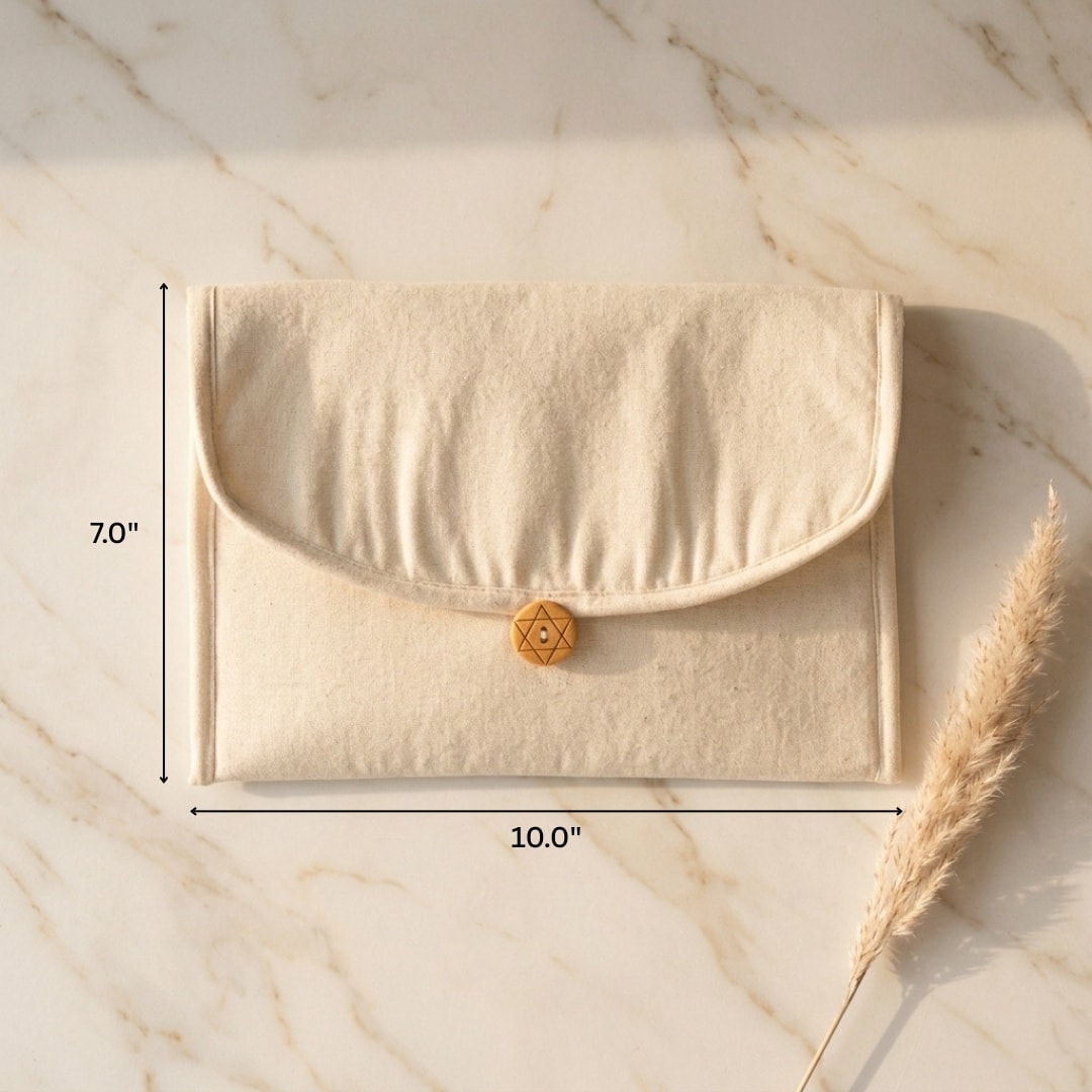 10x7 Inches Cotton Multipurpose Pouch | 300 GSM View 2