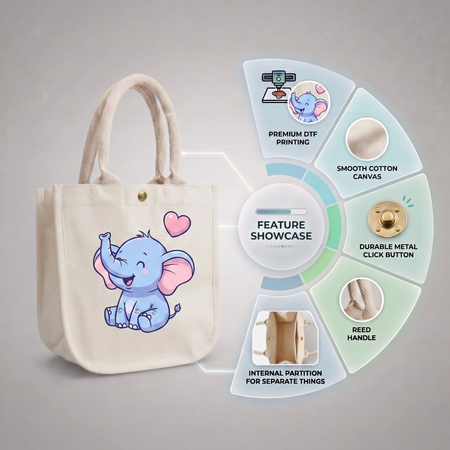 Tiny Trunk Kids Bag | 300 GSm View 3