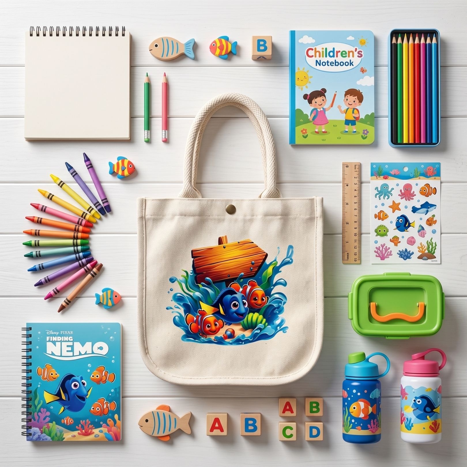 Fishy Fun Kids Bag | 300 GSM View 4