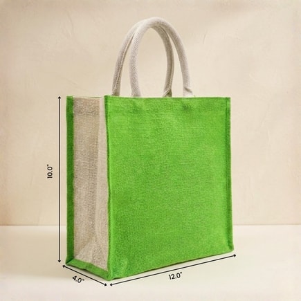 Green Jute Hamper Bag | 350 GSM View 3