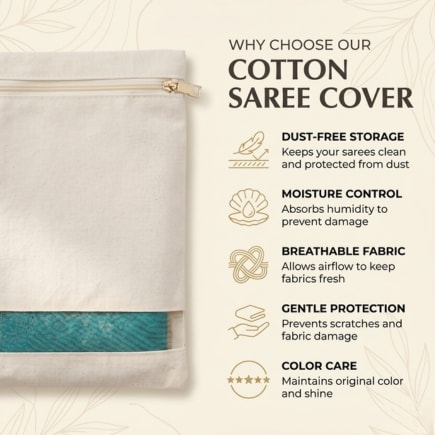16x14 | Cotton Saree Cover | 150 GSM View 4