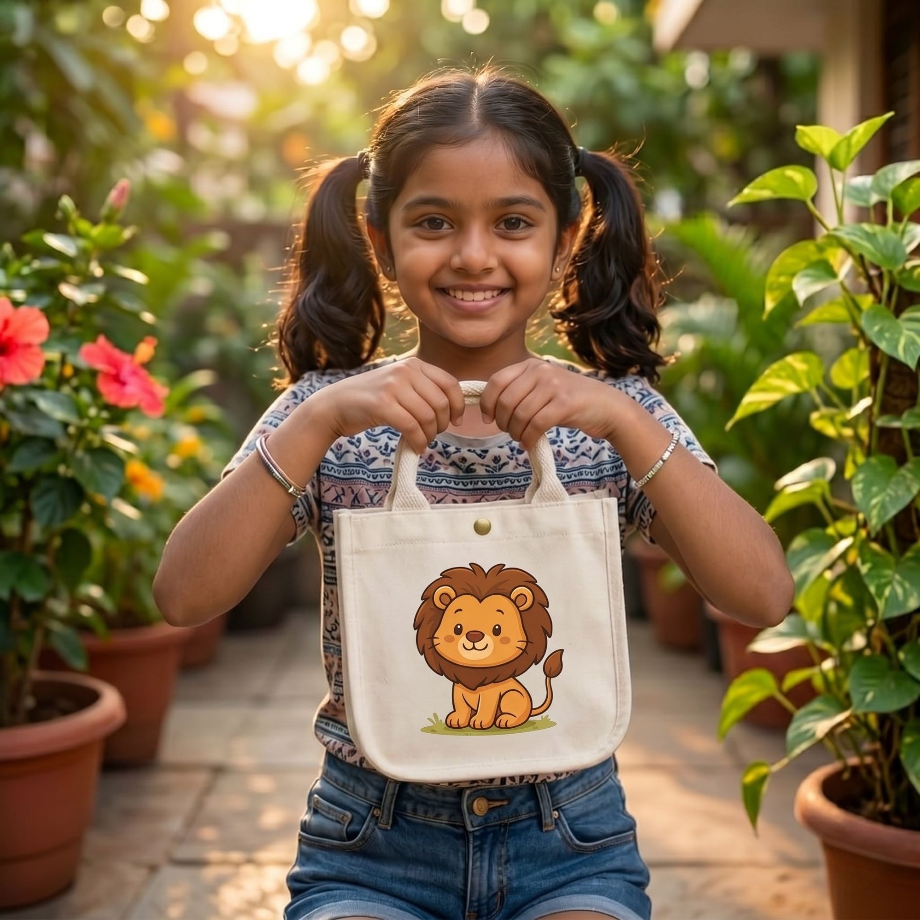 Little Lion Kids Bag | 300 GSM View 2
