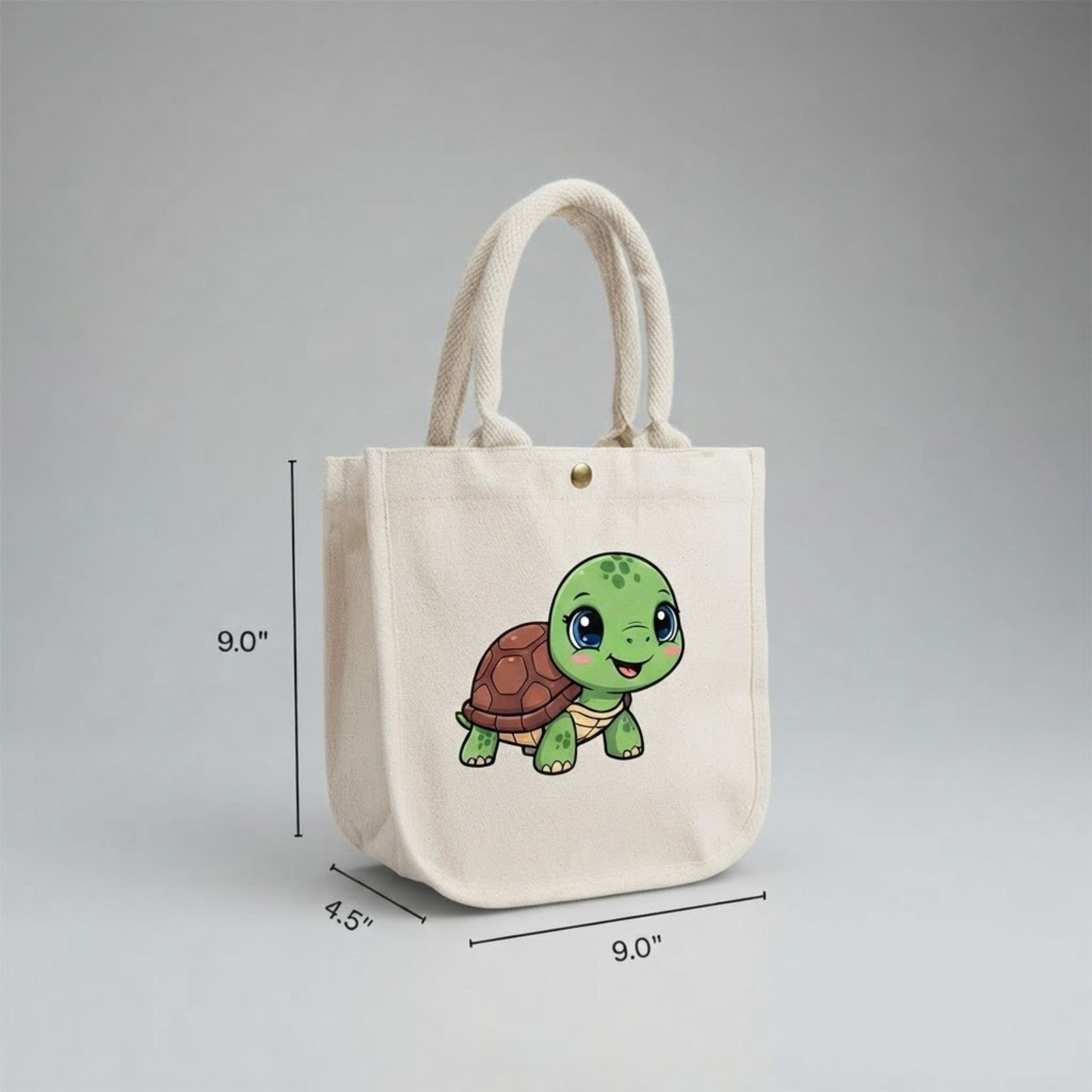 Tiny Turtle Kids Bag | 300 GSM View 1