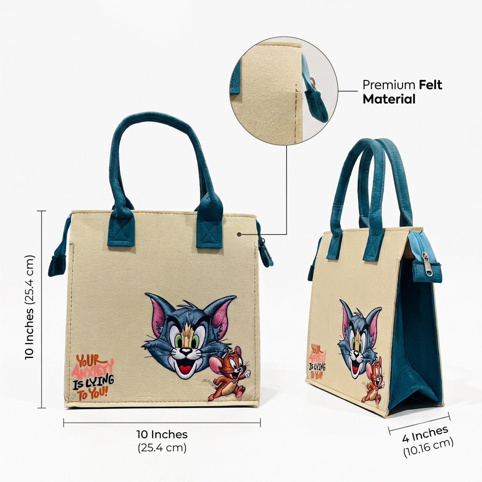 Mischief Makers Felt Bag View 2