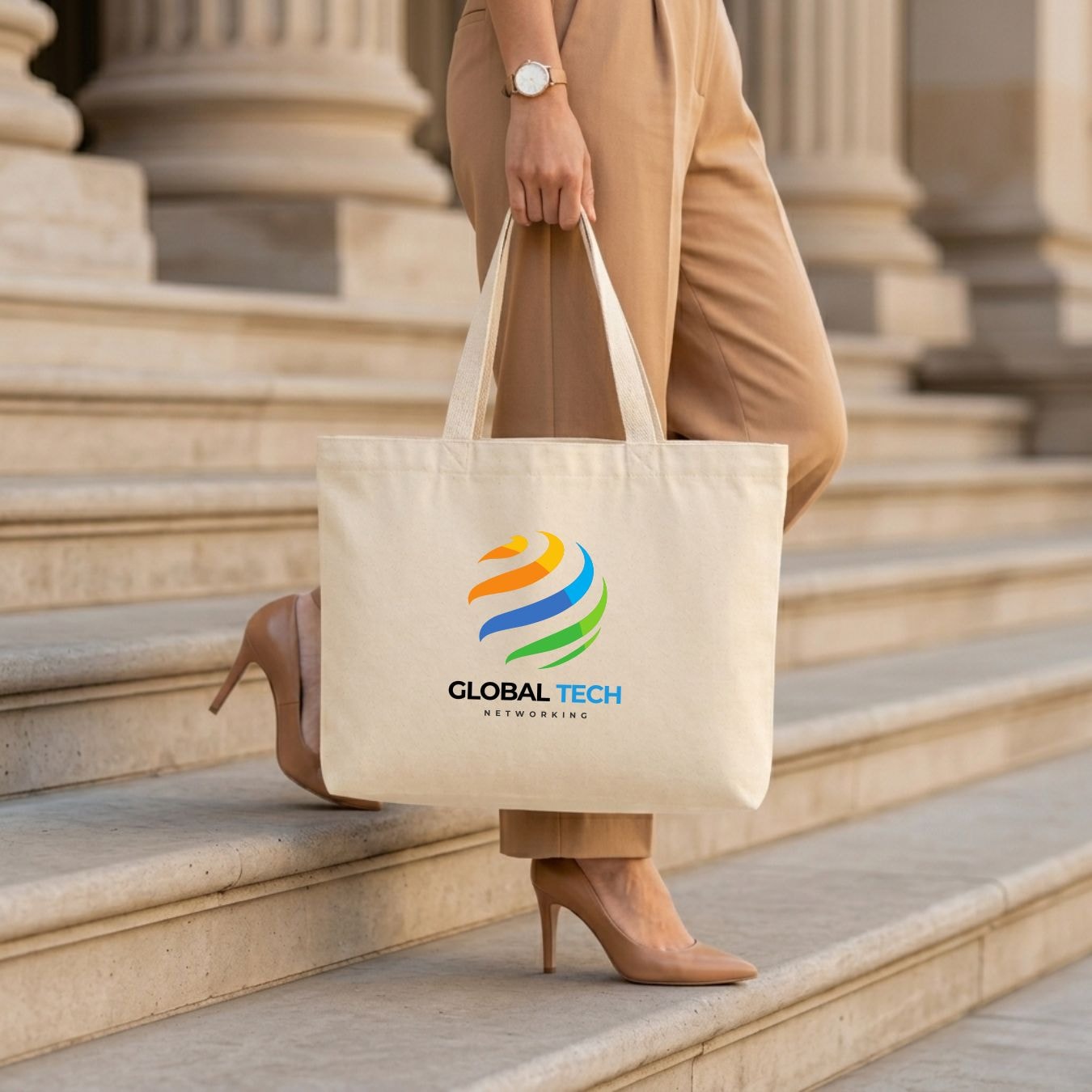 20x18 Inches | Heritage Cotton Tote Bag View 8