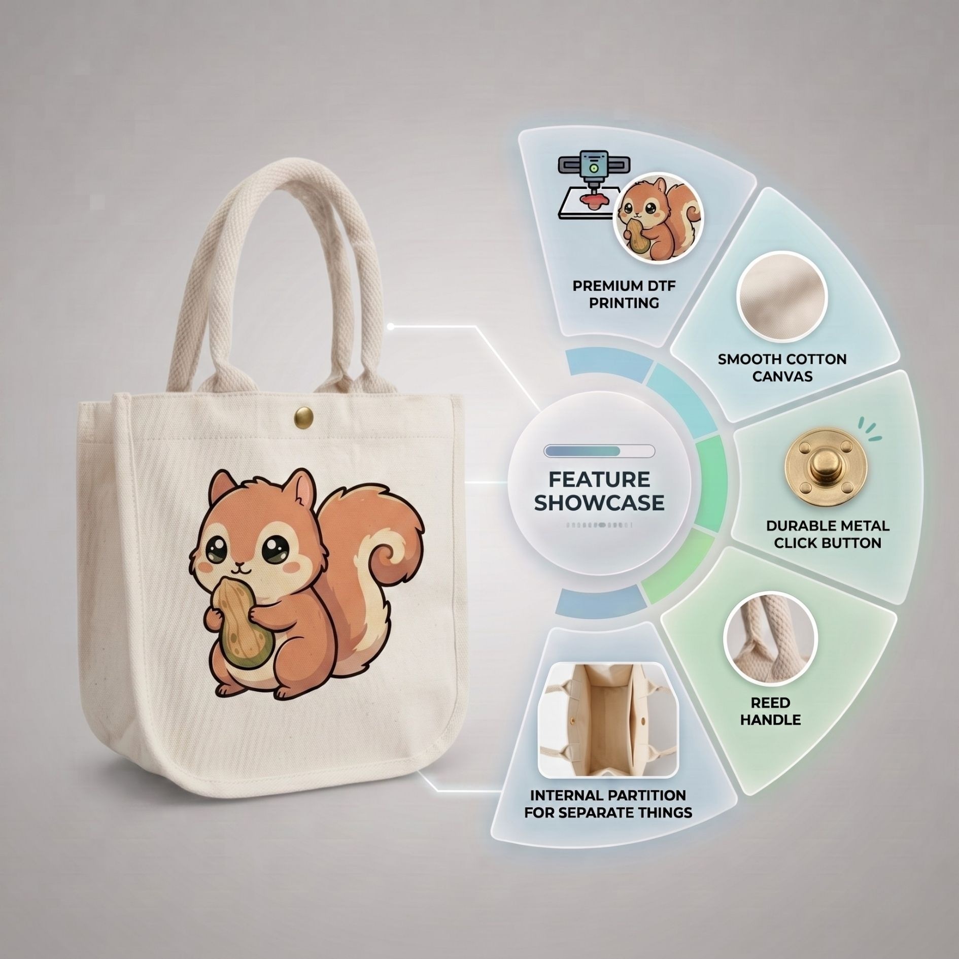 The Nutty Buddy Kids Bag | 300 GSM alternate view
