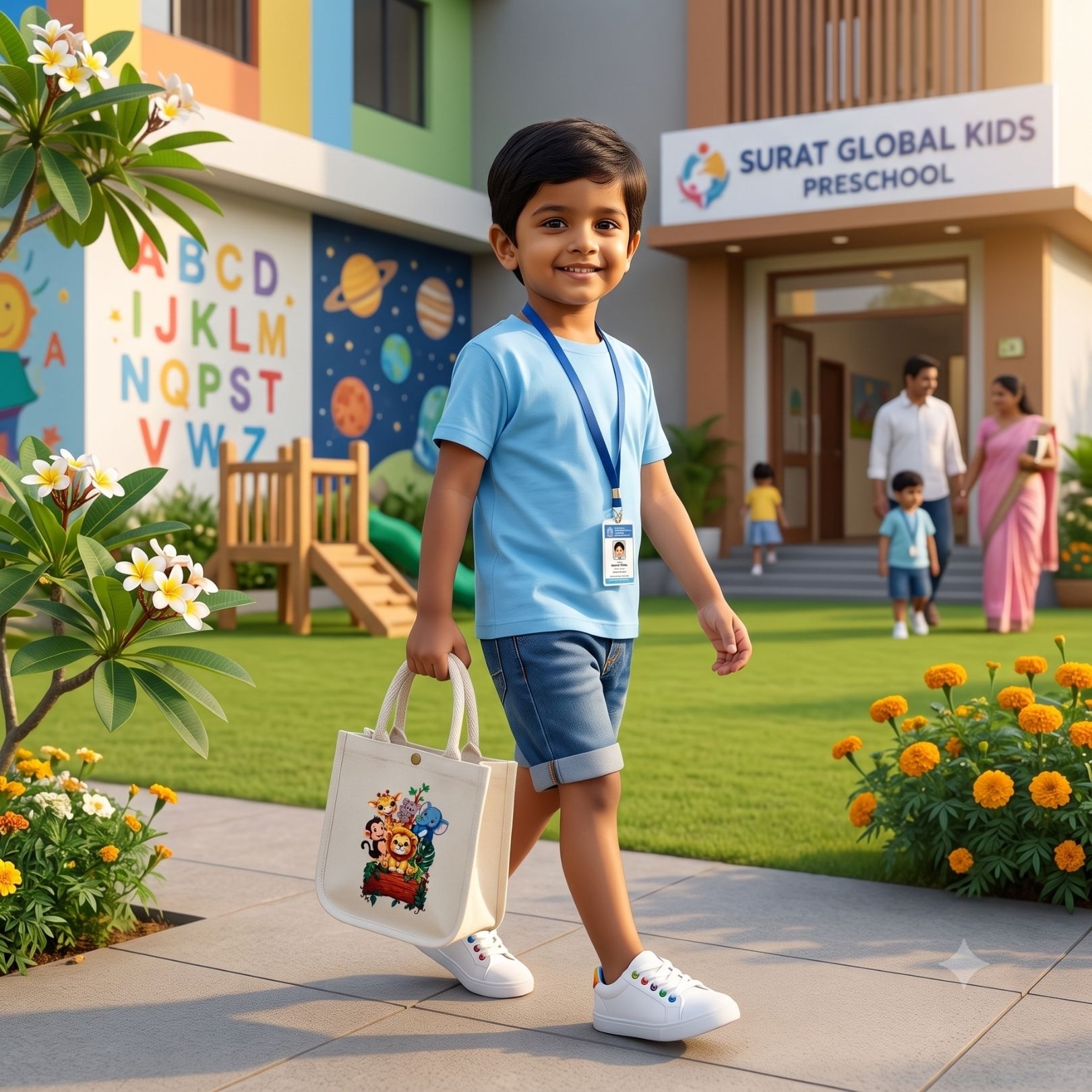 Little Safari Kids Bag | 300 GSM