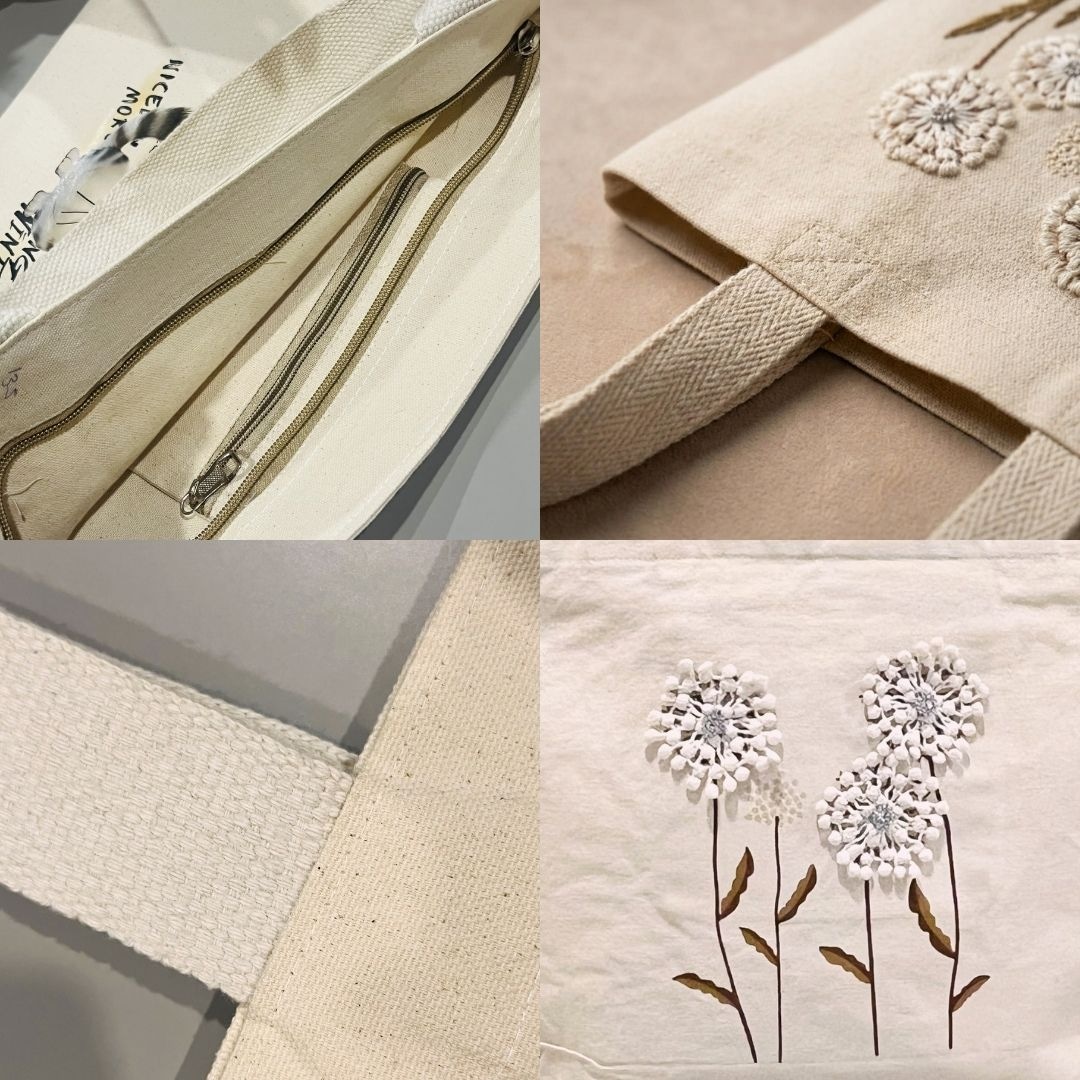 Pom Pom Tote Bag | 300 GSM alternate view