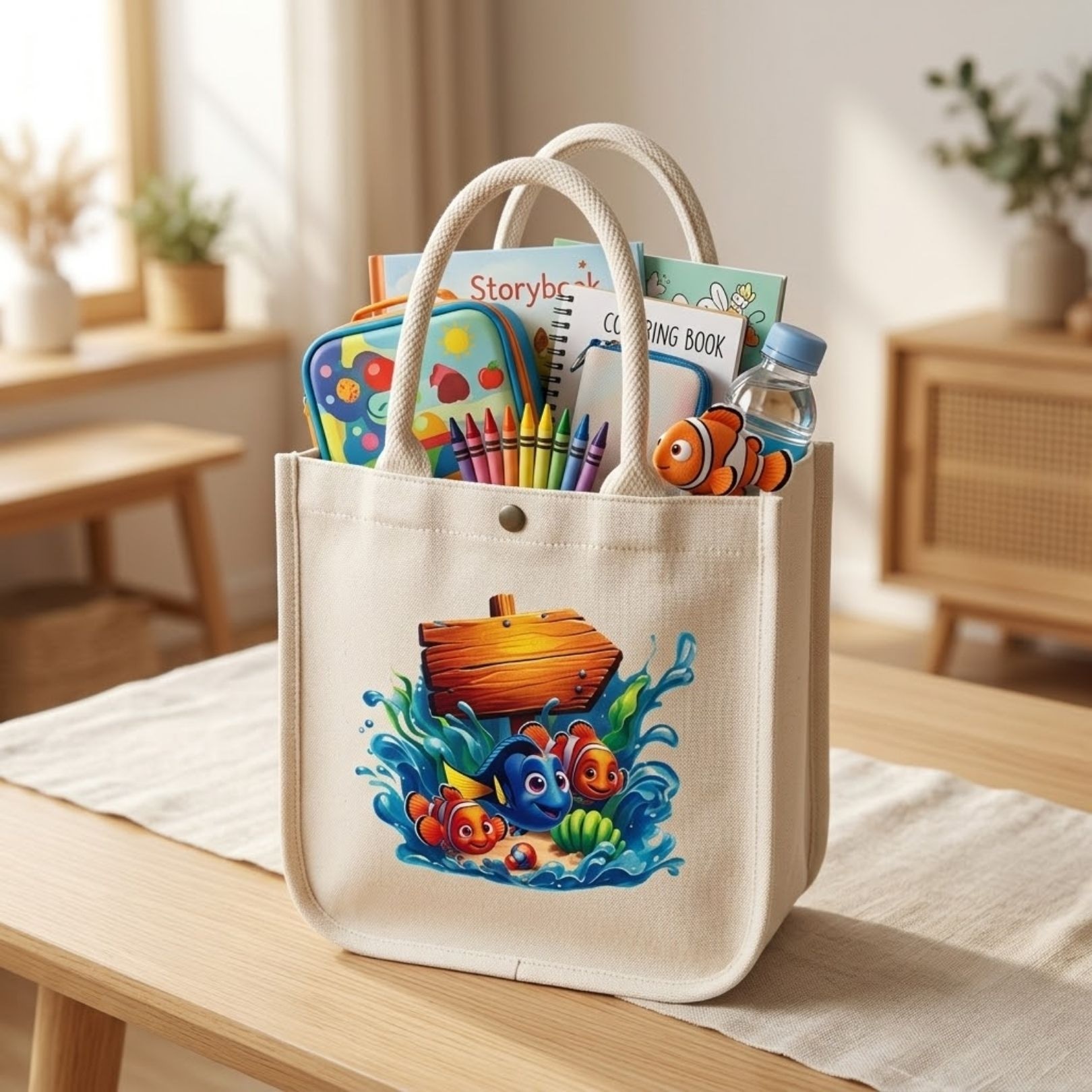 Fishy Fun Kids Bag | 300 GSM alternate view