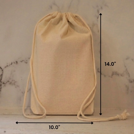 10x14 Inches Cotton Drawstring Bag | 150 GSM