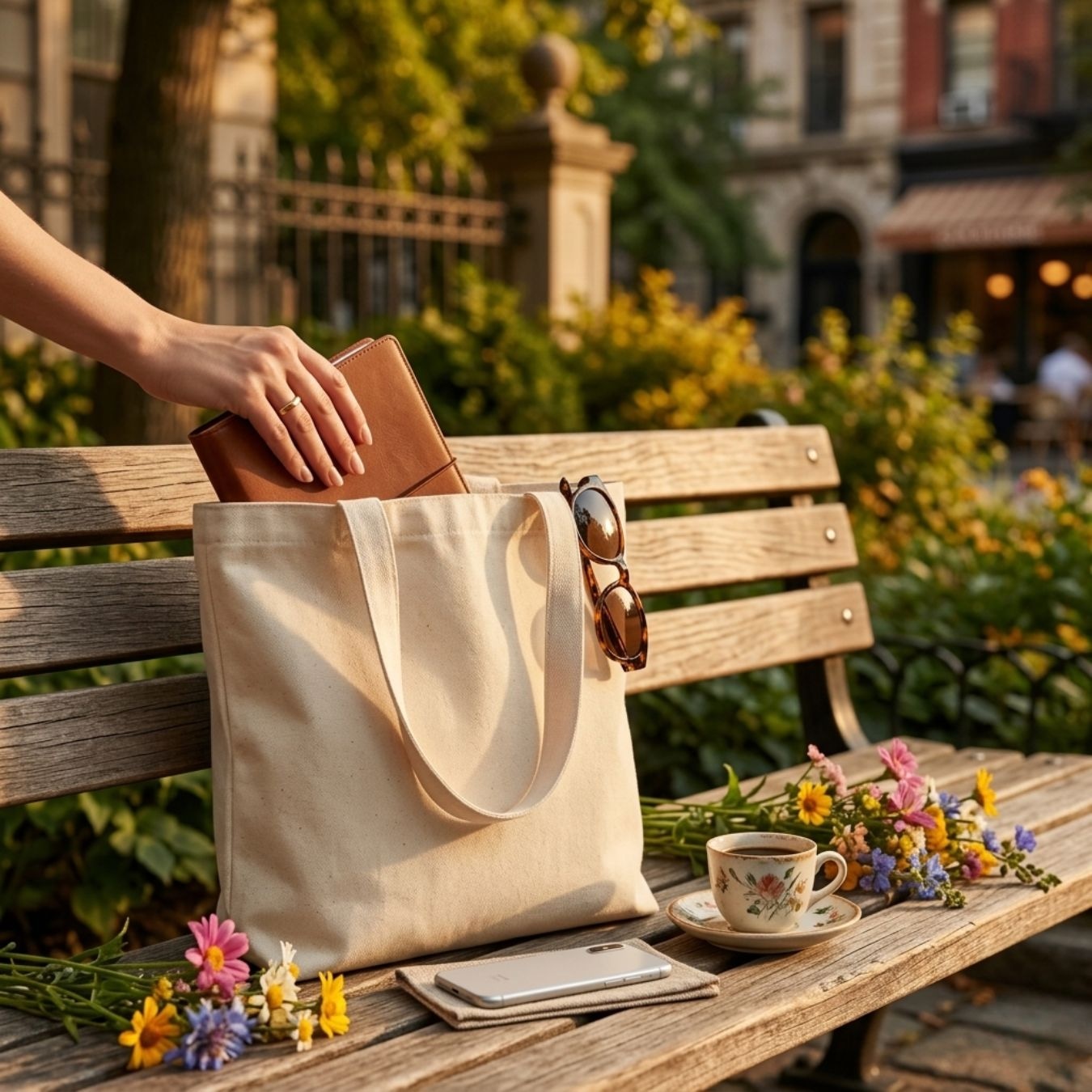 12x14 Inches | Classic Cotton Tote Bag alternate view