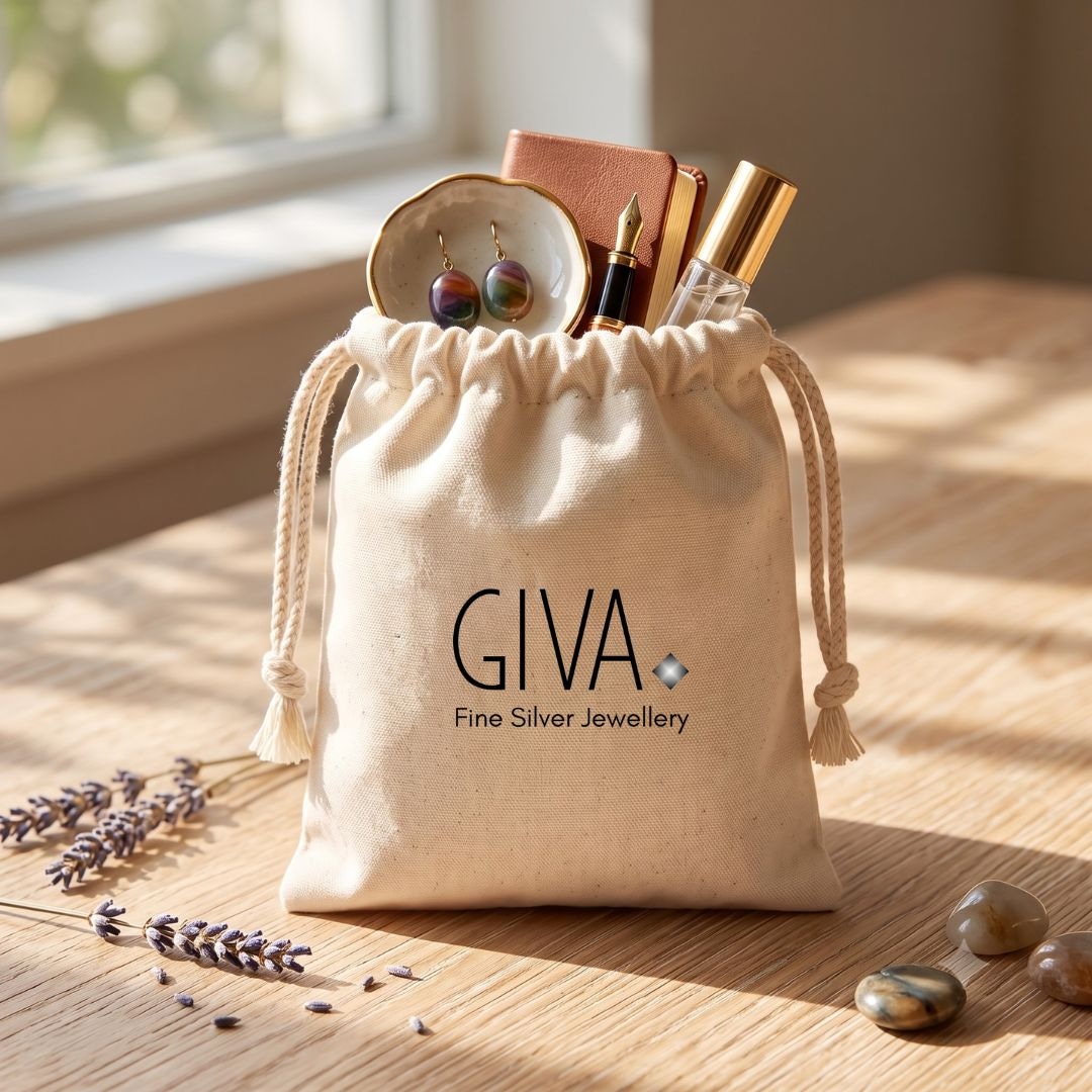 3x4 Inches Cotton Drawstring Bag | 150 GSM alternate view