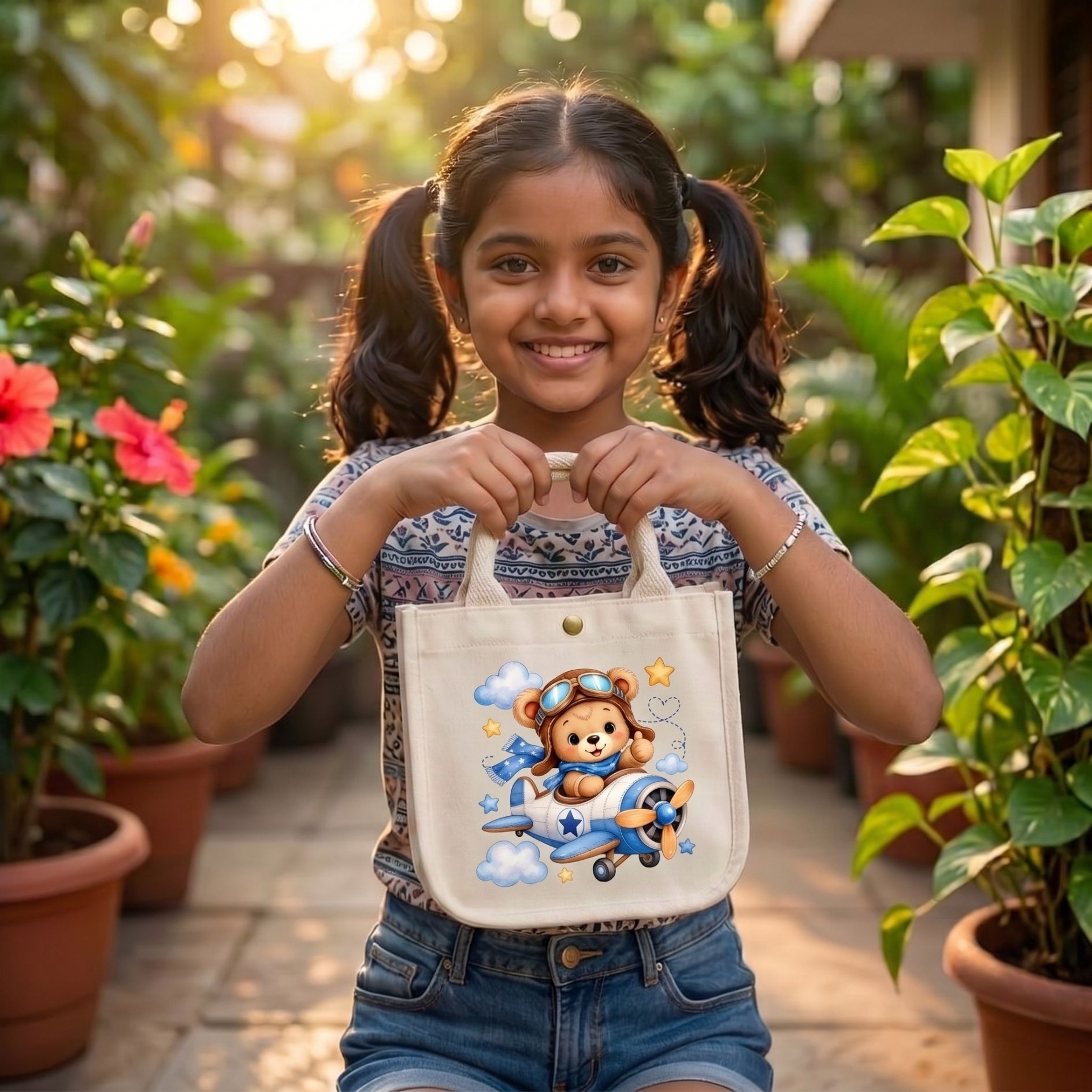 Pilot Bear Kids Bag alternate view