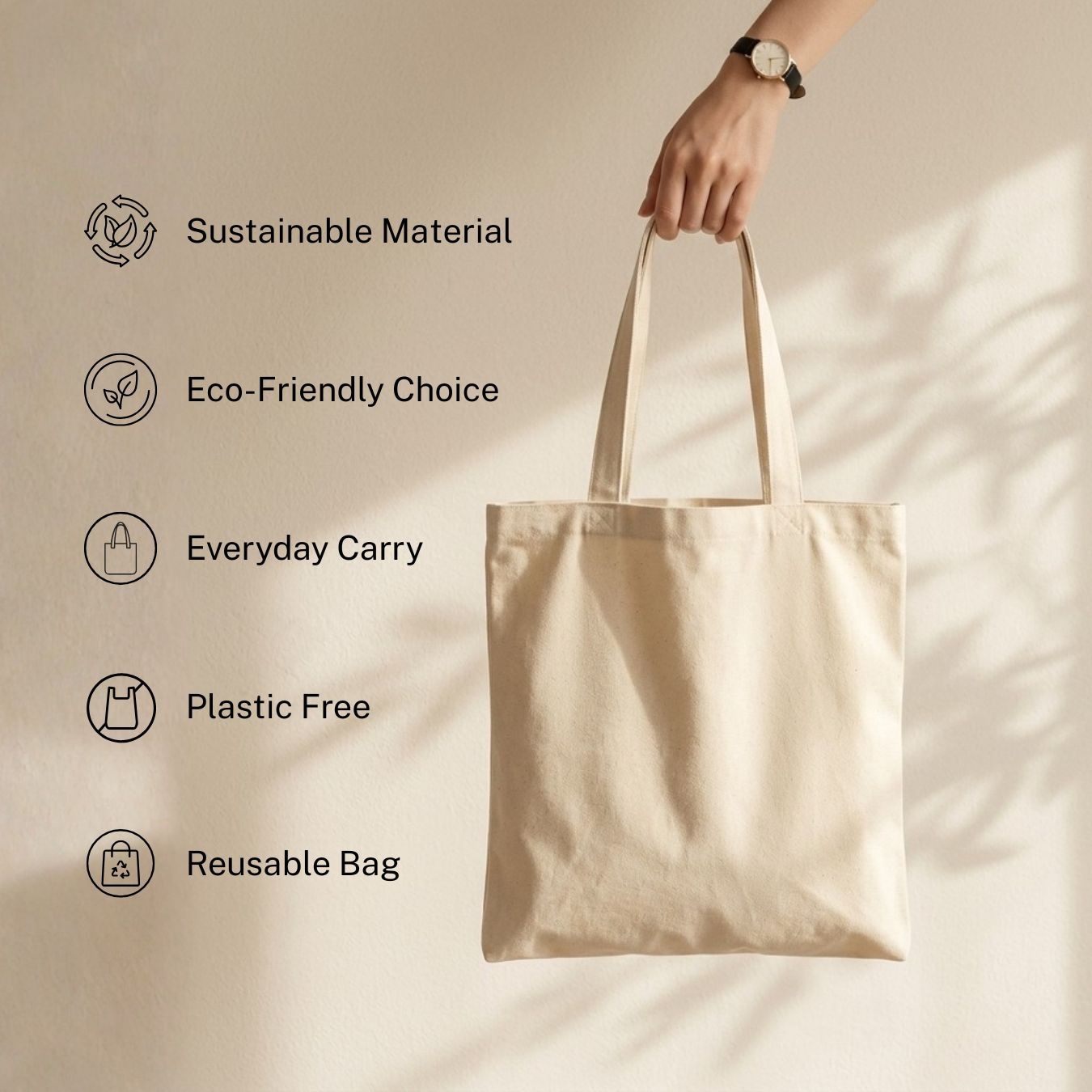 10x12 Inches | Small Essentials Tote Bag alternate view