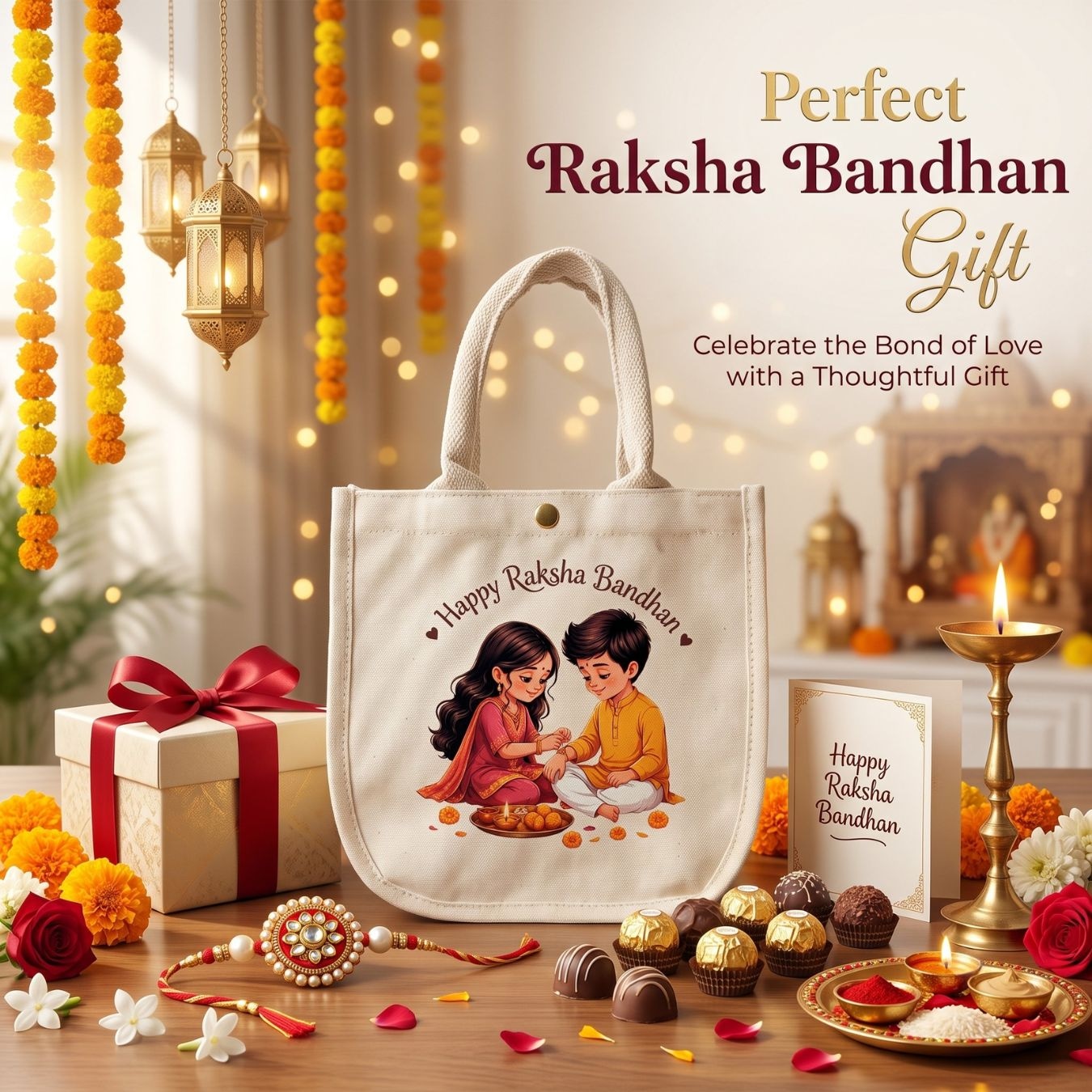 The Thread Of Rakhi Bag | 300 GSM