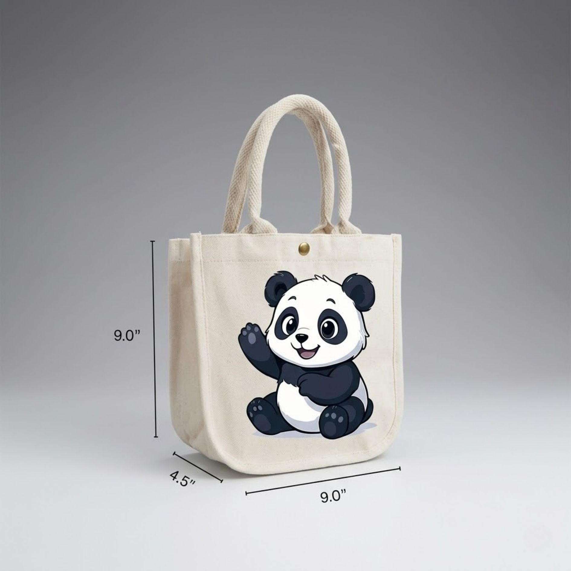 Happy Panda Kid Bag | 300 GSM