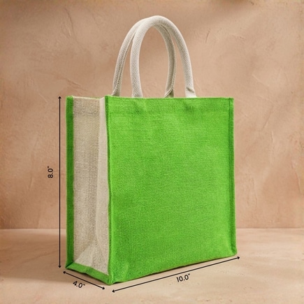 Green Jute Hamper Bag | 350 GSM alternate view