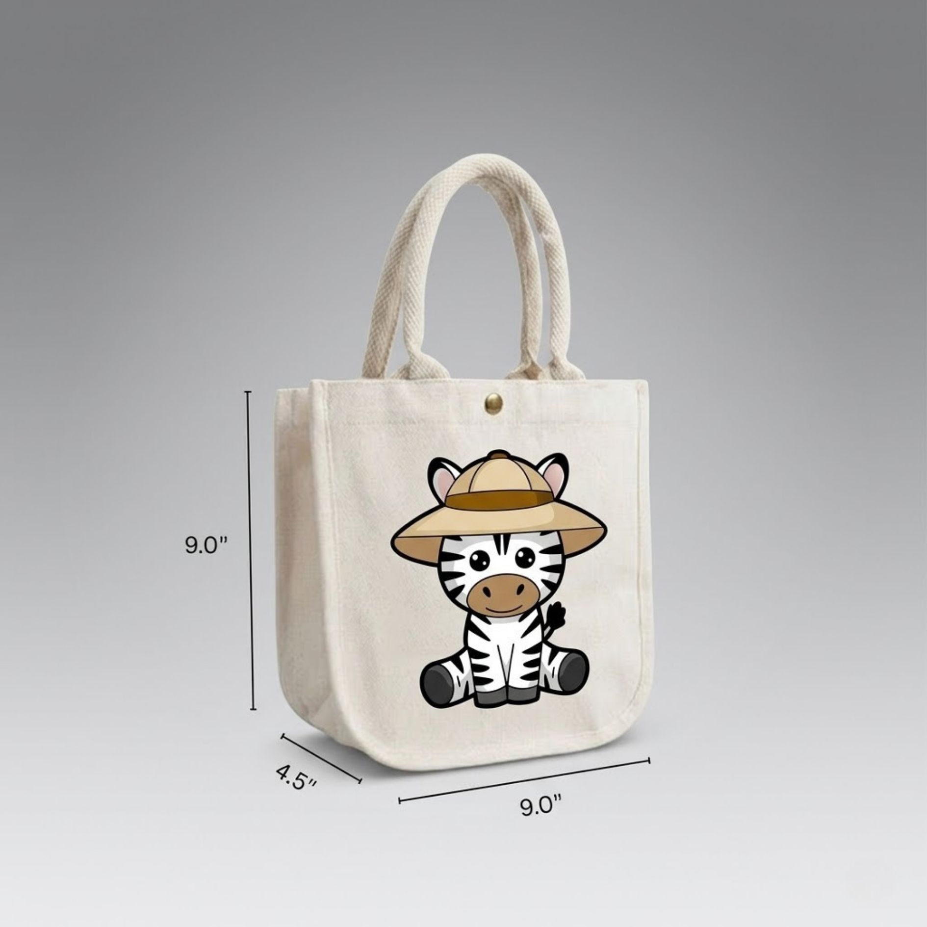 Ziggy Zebra Kids Bag | 300 GSM