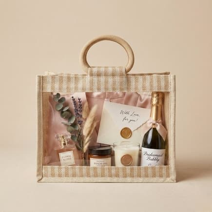 Jute Hamper Bag 2