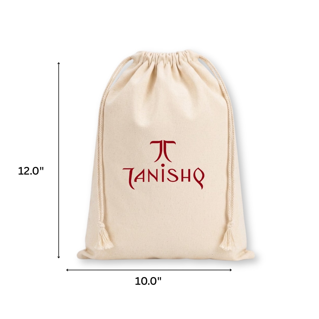 10x12 Inches Cotton Drawstring Bag | 150 GSM