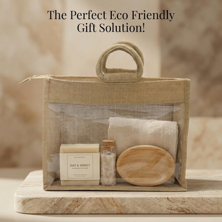 Clear View Jute Hamper Bag | 350 GSM